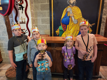 kids at Medieval Times